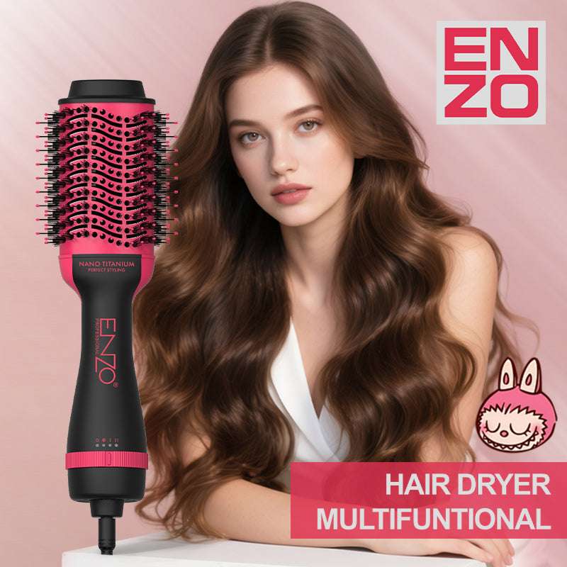 Brosse Soufflante Labubu ENZO 1500W EN-4118L — Kit 3-en-1 Mignon