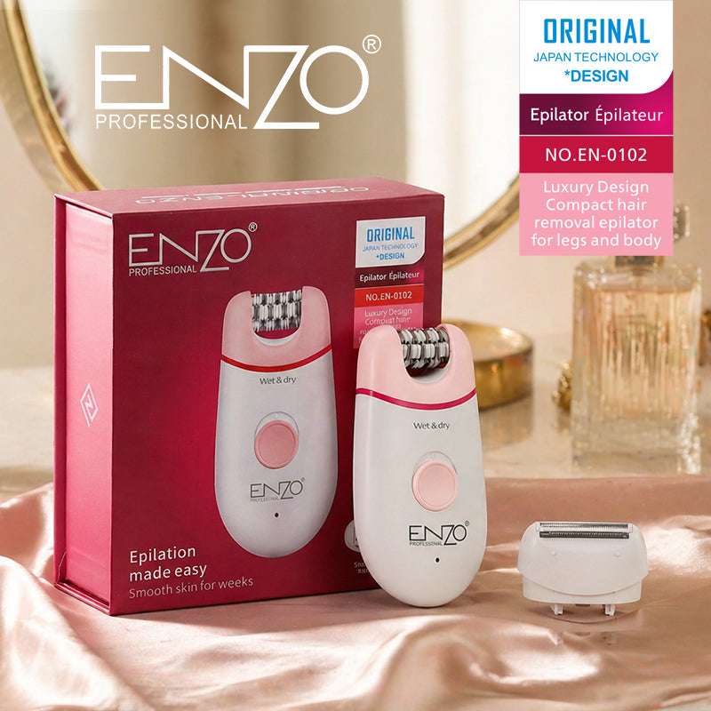Épilateur Rechargeable ENZO EN-0102 2-en-1 – Visage & Corps