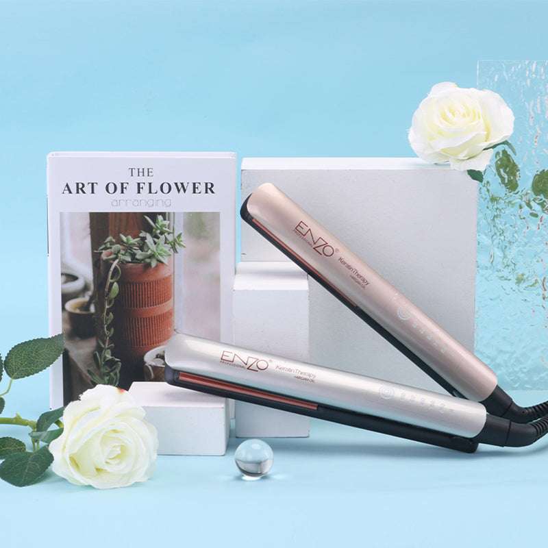 Lisseur ENZO Keratin Protect EN-3860 Gris – Lissage Professionnel