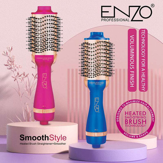 Brosse Soufflante Smooth Style ENZO 1500W EN-6213 — Ions Négatifs