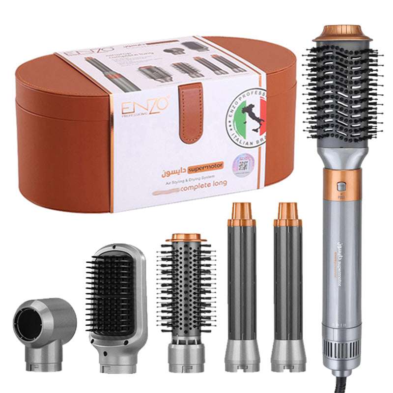 Coffret Coiffure ENZO 7-en-1  — Embouts Interchangeables