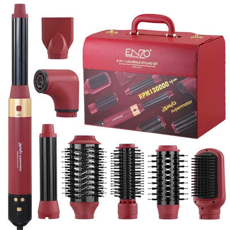 ENZO EN-6223-2 Air Styler 8-en-1 – Sèche-Cheveux & Multi Styler Professionnel
