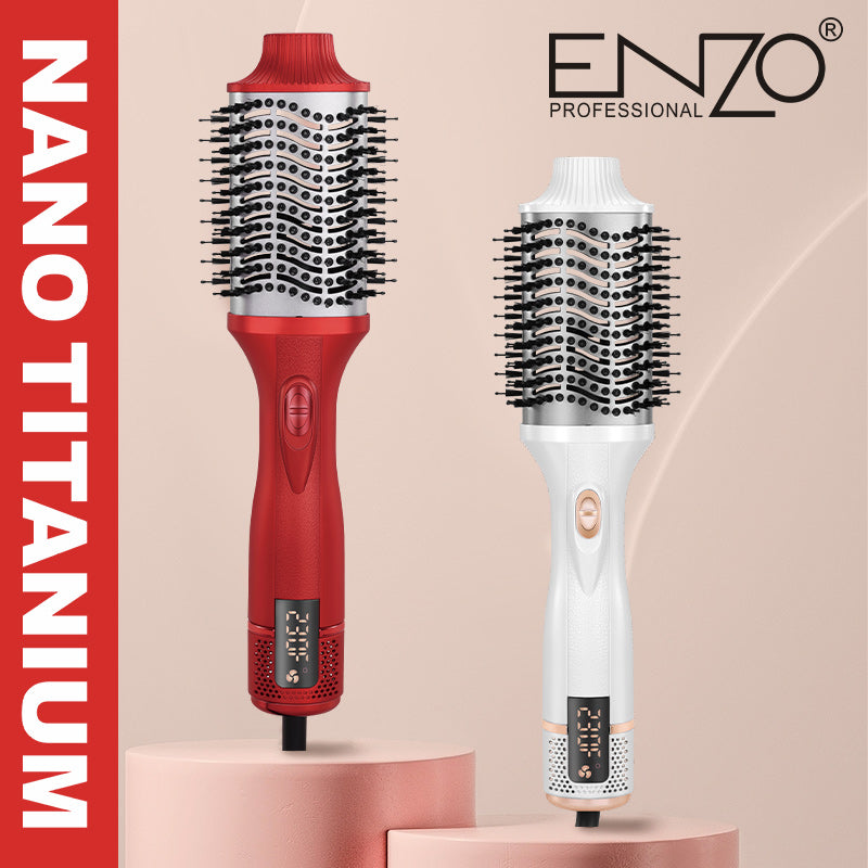 Brosse Soufflante ENZO 3-en-1 1500W — Brushing Salon en 10 min