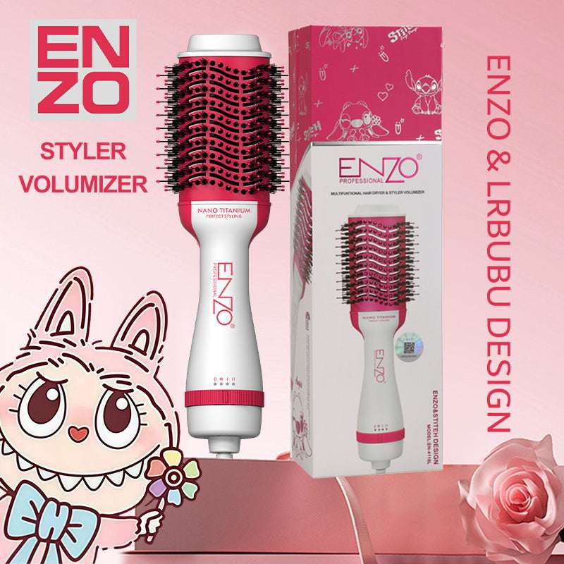 Brosse Soufflante Labubu ENZO 1500W EN-4118L — Kit 3-en-1 Mignon