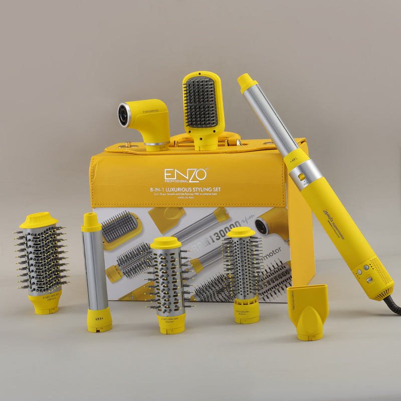 ENZO EN-6223-2 Air Styler 8-en-1 – Sèche-Cheveux & Multi Styler Professionnel