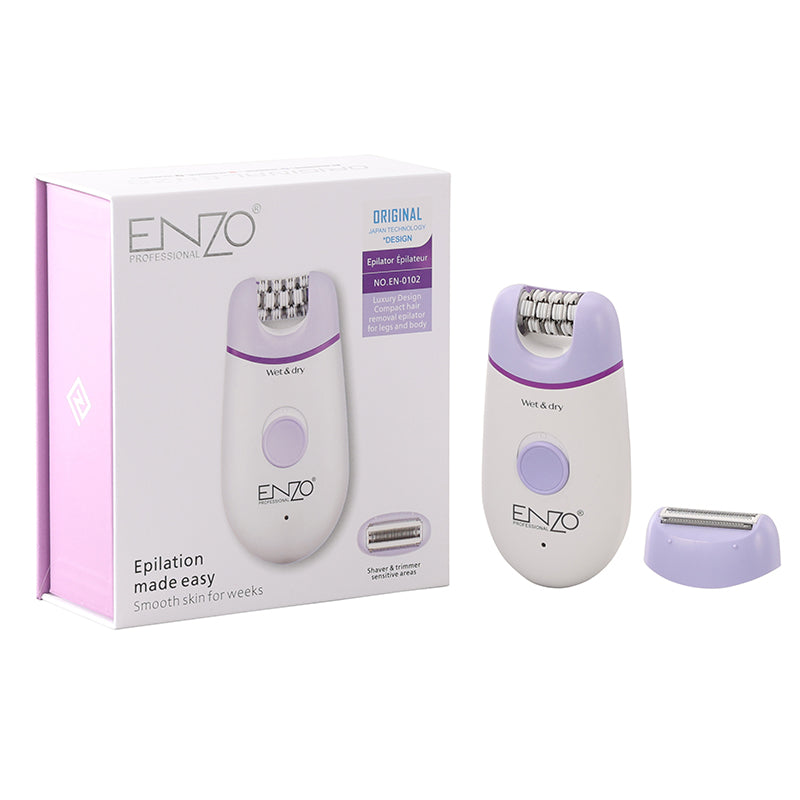 Épilateur Rechargeable ENZO EN-0102 2-en-1 – Visage & Corps