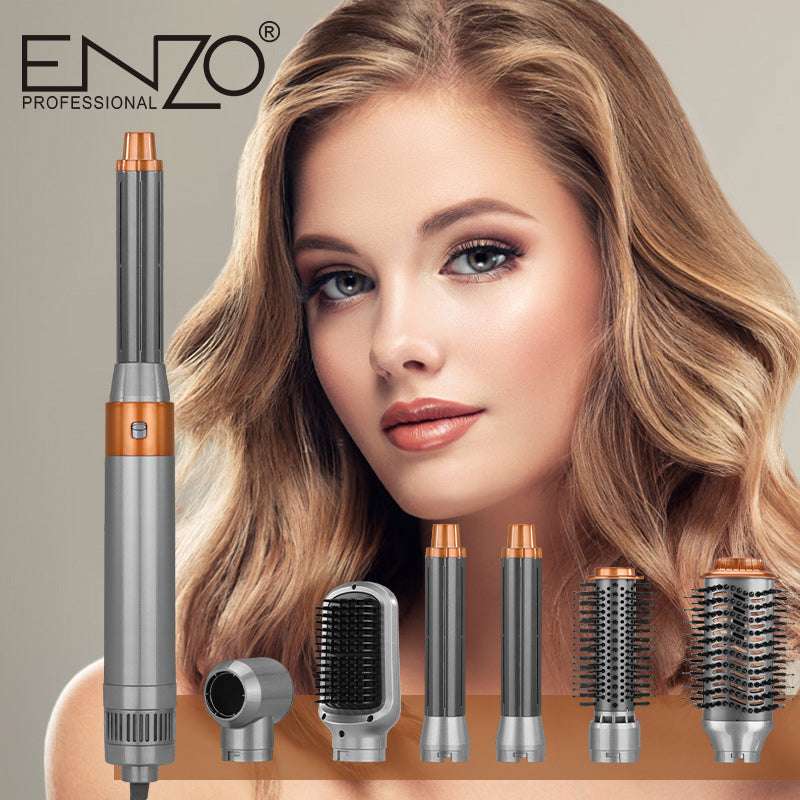 Coffret Coiffure ENZO 7-en-1  — Embouts Interchangeables