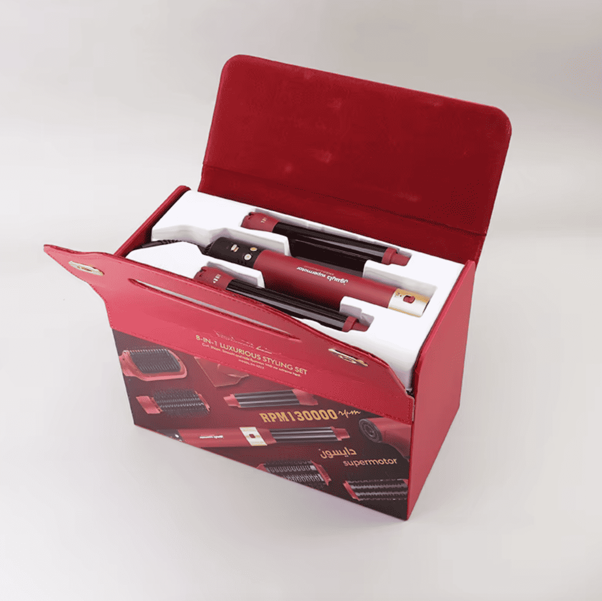 ENZO EN-6223-2 Air Styler 8-en-1 – Sèche-Cheveux & Multi Styler Professionnel