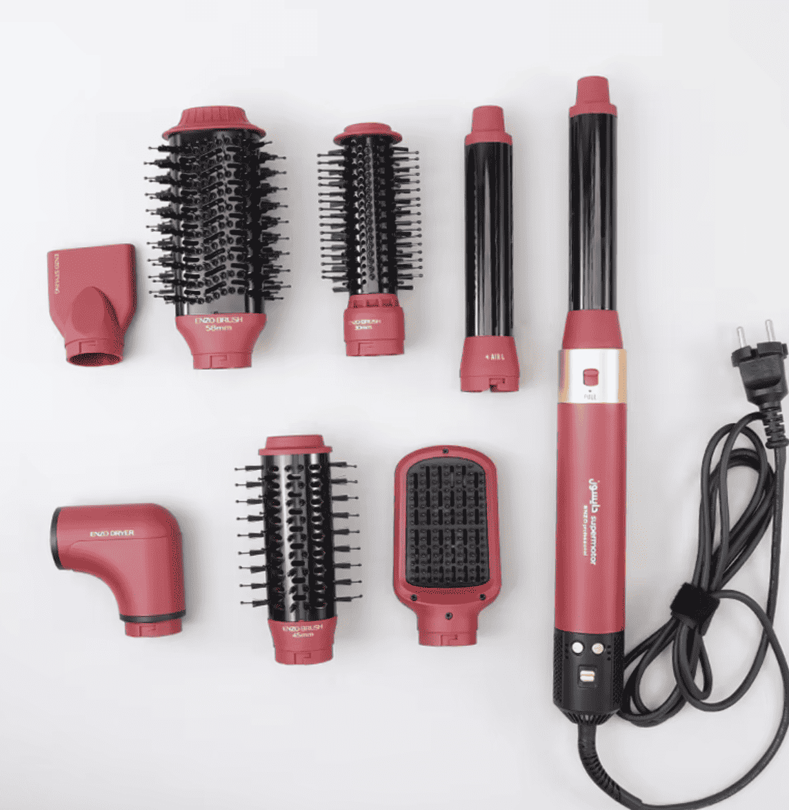 ENZO EN-6223-2 Air Styler 8-en-1 – Sèche-Cheveux & Multi Styler Professionnel